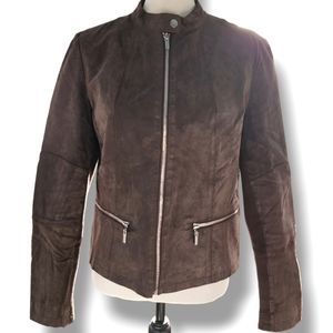 Wilson’s Suede Leather Motorcycle Jacket Vintage
